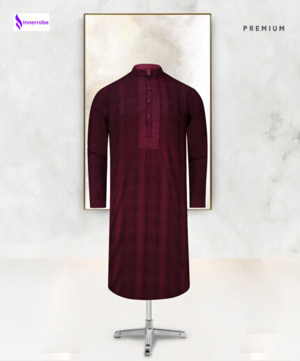 cotton embroidery panjabi for men