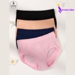 Innerrobe Breathable Women’s High-Waist Panties – Soft, Elastic, Seamless Underwear for Ladies, Fashionable Comfortable Briefs