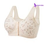 InnerRobe Women’s Cotton Front Button Bra – Plus Size, No Steel Ring, Anti-Sagging, Comfortable Vest Style Bra for Middle-Aged & Elderly Women - Image 6