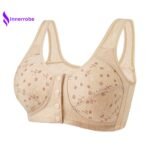 InnerRobe Women’s Cotton Front Button Bra – Plus Size, No Steel Ring, Anti-Sagging, Comfortable Vest Style Bra for Middle-Aged & Elderly Women - Image 13