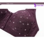 InnerRobe Women’s Cotton Front Button Bra – Plus Size, No Steel Ring, Anti-Sagging, Comfortable Vest Style Bra for Middle-Aged & Elderly Women - Image 14