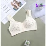 InnerRobe Women’s Cotton Front Button Bra – Plus Size, No Steel Ring, Anti-Sagging, Comfortable Vest Style Bra for Middle-Aged & Elderly Women - Image 4