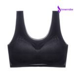 InnerRobe Women’s Butterfly Lace Seamless Bra – Ice Silk, Non Padded, Wirefree, Wide Strap, Comfortable Daily Wear Bralette - Image 4